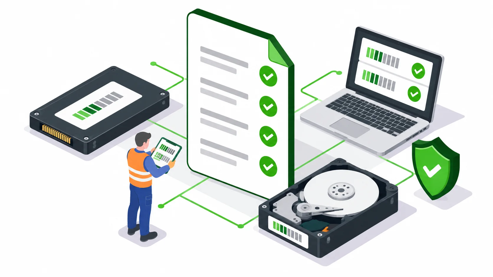 What to check in a data erasure certificate and report