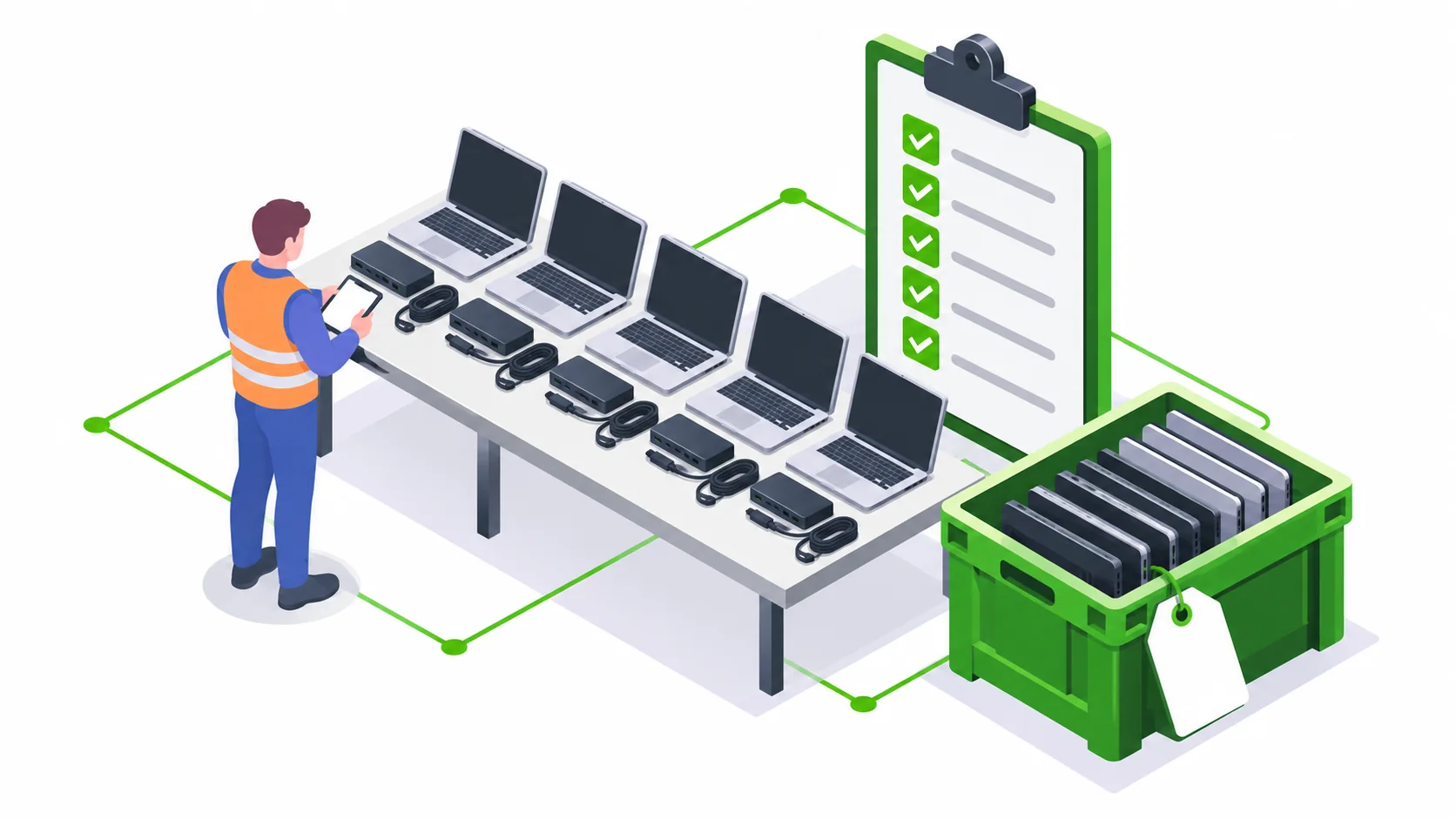 Corporate laptop disposal checklist for IT and procurement